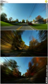 宾夕法尼亚街道郊外快速穿梭