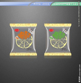 披萨酥性饼干包装平面展开分层