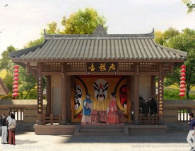 川西古戏台模型（有材质）