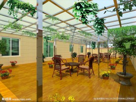 阳光房效果图