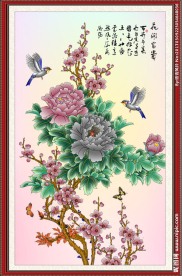工笔牡丹