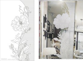 欧式牡丹花双线