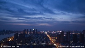 泗阳城市夜景延时摄影