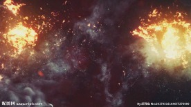 宇宙星空火焰大气开场