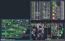 小区绿化规划图