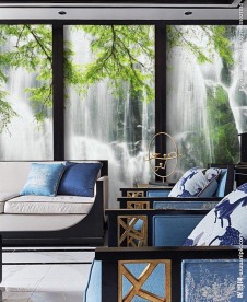 新中式家居 壁纸壁画效果图图片