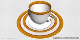咖啡杯咖啡盘