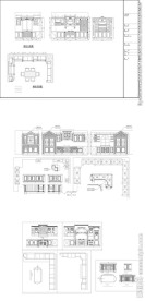 欧式厨房柜施工图