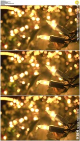 圣诞节金黄的灯光