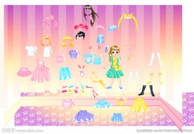 大眼睛女孩换装