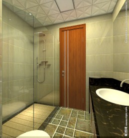 宾馆卫生间效果图