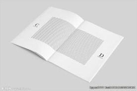 空白画册内页样机