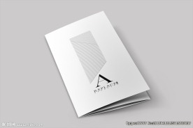 折页封面样机