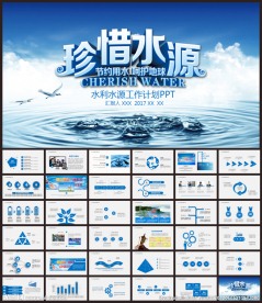 节约用水公益环保PPT
