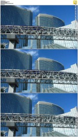 高铁经过商业大楼