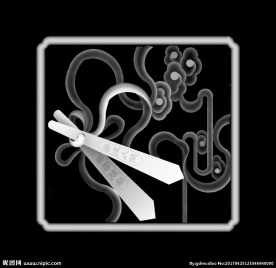 八宝灰度图