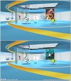 球类运动频道演播室