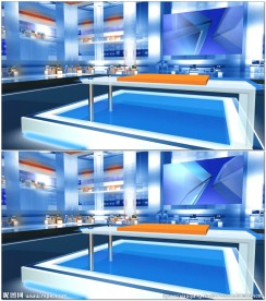 新闻频道演播室