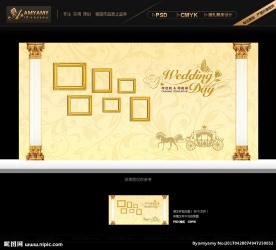 香槟色婚礼背景