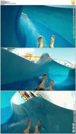 游乐园水上滑行