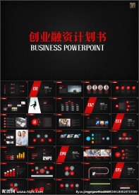 简约大气创业融资计划书PPT