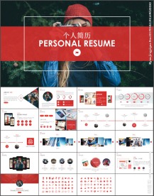 简约大气个人简历岗位竞聘PPT