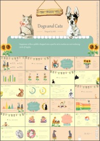 可爱卡通儿童教育培训课件PPT