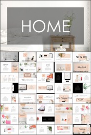 时尚简约家居设计装饰设计PPT