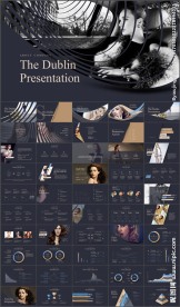 欧美时尚时装发布产品展示PPT