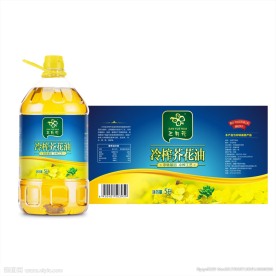 冷榨芥花油标签
