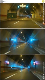 隧道开车前进