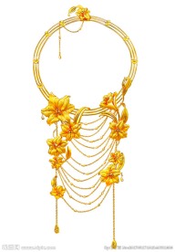 精美珠宝 黄金项链