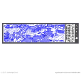 清明上河图线条图