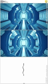 三维金属隧道穿梭