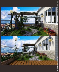 空中花园效果图