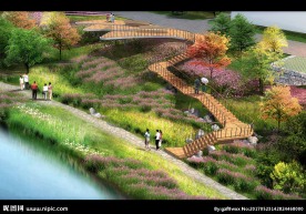 美丽乡村景观设计效果图