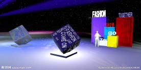 镂空立方体造型组合