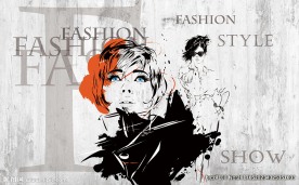 时尚美女装饰画背景墙