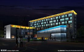 办公楼夜景亮化设计