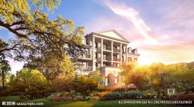 地产别墅效果图