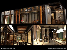 墙布墙纸壁纸家居展台