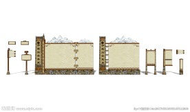 景区标示牌设计