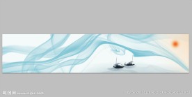 新中式床头装饰画腰线