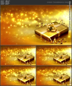 礼品 金色 粒子 唯美 土豪