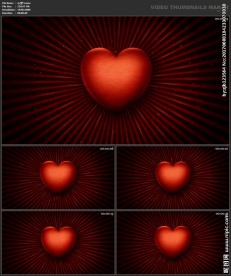 桃心 爱心 婚礼 喜庆 粒子歌