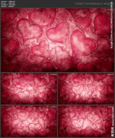 桃心 爱心 婚礼 喜庆 粒子歌