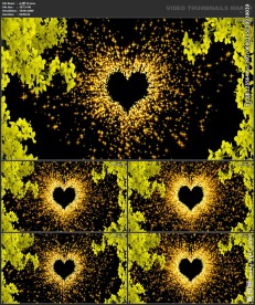 桃心 爱心 喜庆 粒子歌舞表演