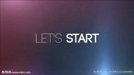 先字幕后图像的毛刺抖动特效展示