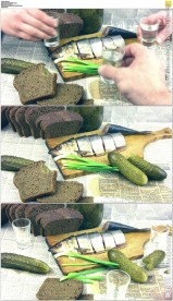 三个人喝酒干杯