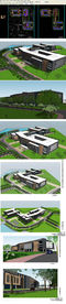 培训教学中心建筑草图SU